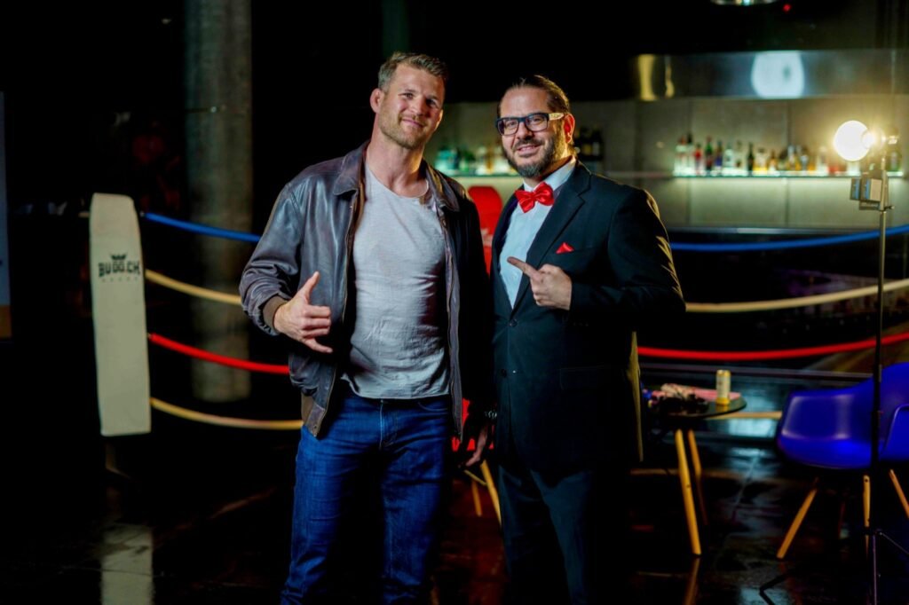 Ringsprecher beim Fight-Promoter-Event in der Schweiz – Eventfilm und Eventfotografie Basel